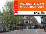 Haile Gebrselassie wins the ING Amsterdam marathon 2005