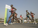 Kenyan John Kelai restore hope to his team Gowar after he won the third leg of the Standard Chartered's &lsquo;Greatest Race on Earth&rsquo;  - Source: www.thegreatestrace.com