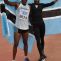 Botswana's Amantle Montsho & Isaac Makwala in Benin / Photo: Yomi Omogbeja