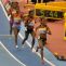 Defar leads Obiri and Burka during the 3000m yesterday/ Photo: Yomi Omogbeja