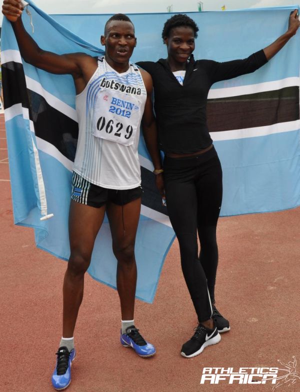 Botswana's pride - Amantle Montsho & Isaac Makwala / Photo Credit: Yomi Omogbeja
