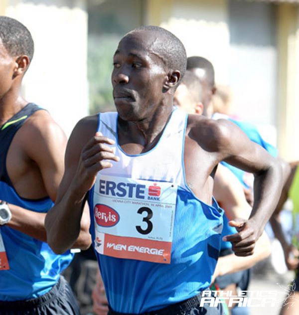 Reuben Kosgei in Vienna 2009 / Photo Credit: PhotoRun.Net