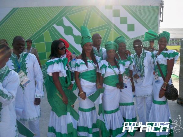 Nigerian Athletes at the Delhi 2010 Commonwealth Games