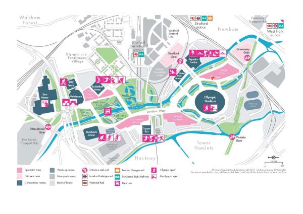 The Olympic Park in Straford