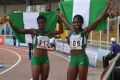 400m Girls Final - Odiong Edidiong Ofonime (312) won Gold & Abimbola Junaid (306) won Silver / Photo credit: Segun Ogunfeyintimi