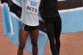 Botswana's Amantle Montsho & Isaac Makwala in Benin / Photo: Yomi Omogbeja