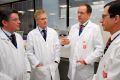L-R Hugh Robertson,Paul Deighton (LOCOG),Andrew Witty (GSK),Prof. David Cowan