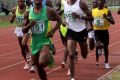 Athletes jostle for positions in the men's 5000m at Eko 2012/ Photo: LOC