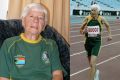 Mavis Hutshison at home in Fish Hoek & Competing in Spain in 2005 / Photo Credits: Viv von der Heyden / Mavis Hutchison