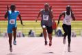 Reigning sprint champion, Jesse Urikhob in action / Photo Credit: Namibia Sport