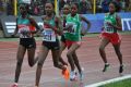 Kenya women lead in the 10,000m race/ Photo: Yomi Omogbeja