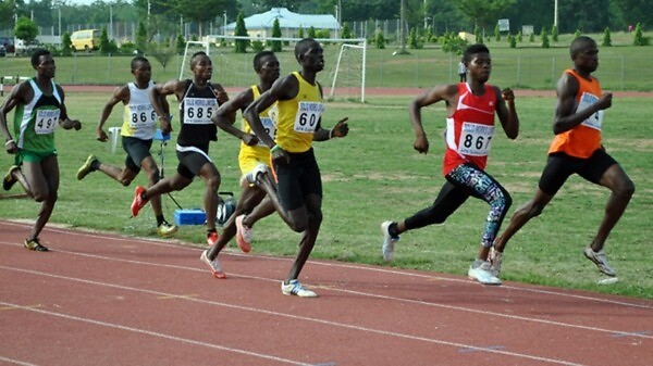 Nigerian athletes in action