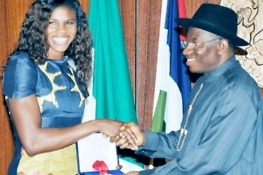 Okagbare gets presidential reception, US$20,000 reward