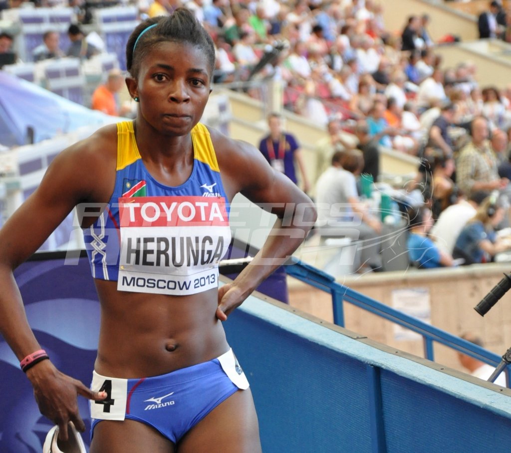 Namibia’s 400m female champion Tjipekapora Herunga