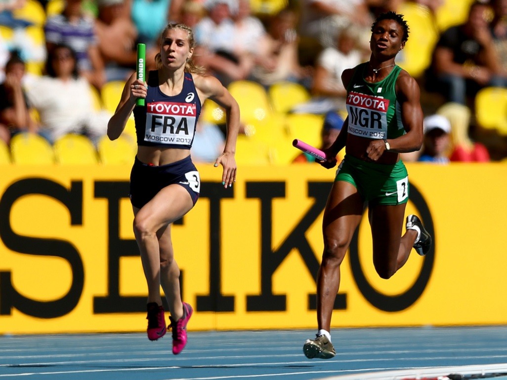 4X400m women relays during the 14th IAAF World Athletics Championships Moscow 2013