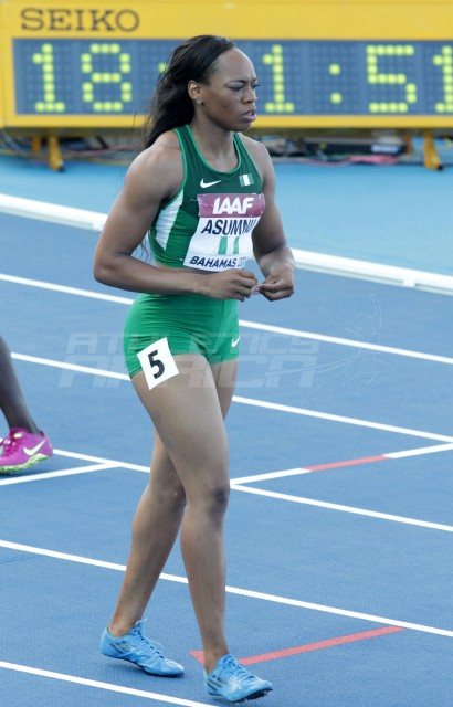 Nigeria athlete Gloria Asumnu