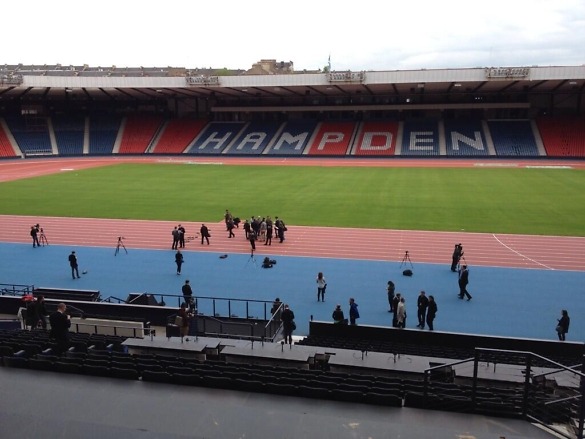 Hampden Park - venue of athletics at the 2014 Commonwealth Games in Glasgow