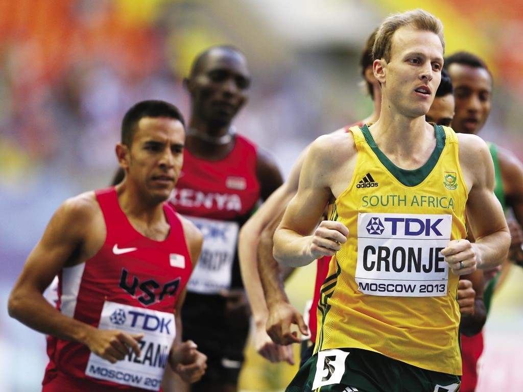 South Africa's Johan Tobias Cronje at the IAAF Diamond League - Eugene 2014 / Photo: IAAF/ Getty