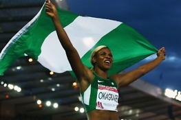 Blessing Okagbare (Nigeria) is the 2014 Commonwealth Games Champion