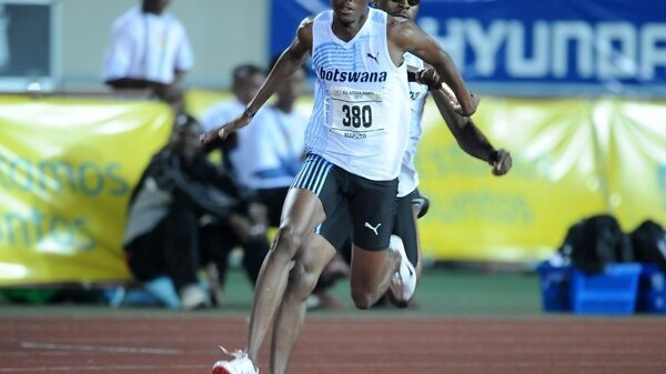 Botswana's budding 400m runner, Pako Seribe during the All-Africa Games in Maputo 2011.