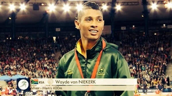 South Africa's Wayde van Niekerk wins 400m silver medal in Glasgow