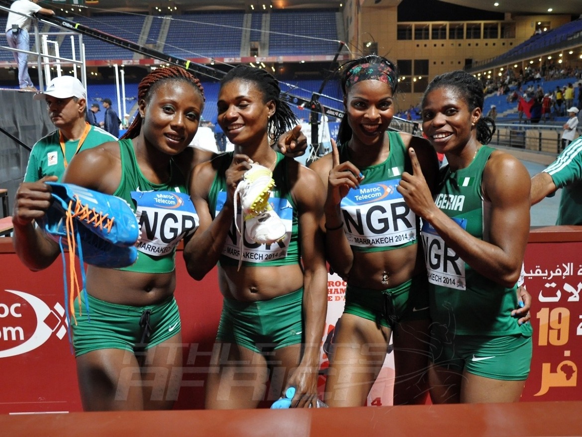 Nigeria's 4x400m women's team / Photo credit: Yomi Omogbeja