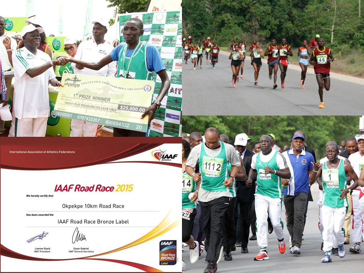 The maiden edition of the Okpekpe International Road Race was won by Kenyan Moses Masai in a time of 29:39 / Photo: Organisers