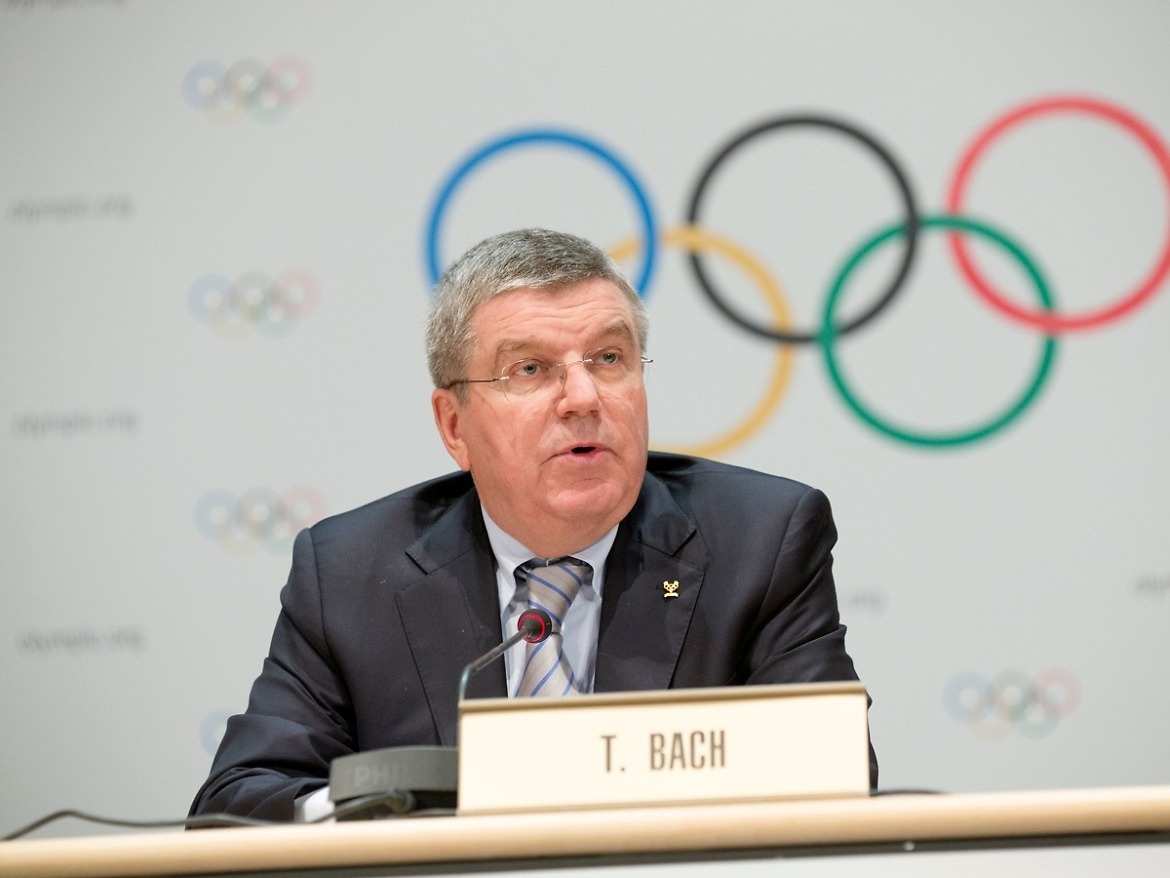IOC President Thomas Bach during the press conference at the 127th IOC Session in Monaco / Photo Credit: IOC Media / Flickr