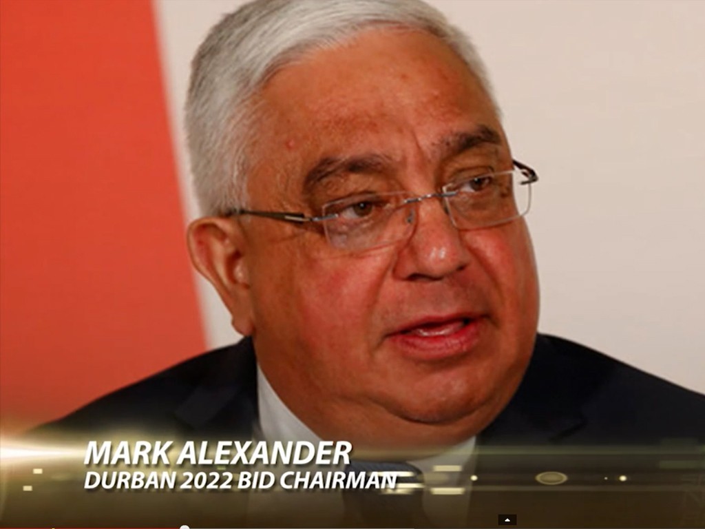 Durban 2022 Bid Committee chairman Mark Alexander
