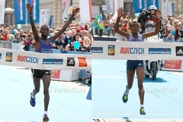 Wanjiru and Degefa triumph at 2015 Sportisimo Prague Half Marathon