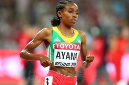 Ayana wins IAAF / adidas Performance of Beijing 2015 Championships