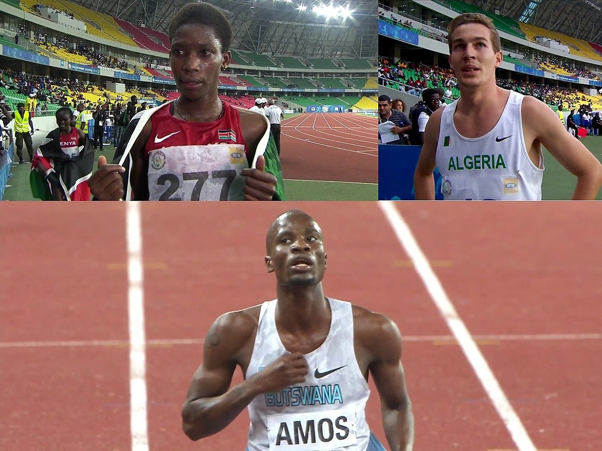 Day 4 podium finishers - Brazzaville 2015