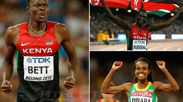 African winners on Day 4 at the 2015 IAAF World Championships in Beijing, China / Photo credit: Getty Images for the IAAF