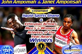 Ampomah and Amponsah named Ghana best athletes of 2015