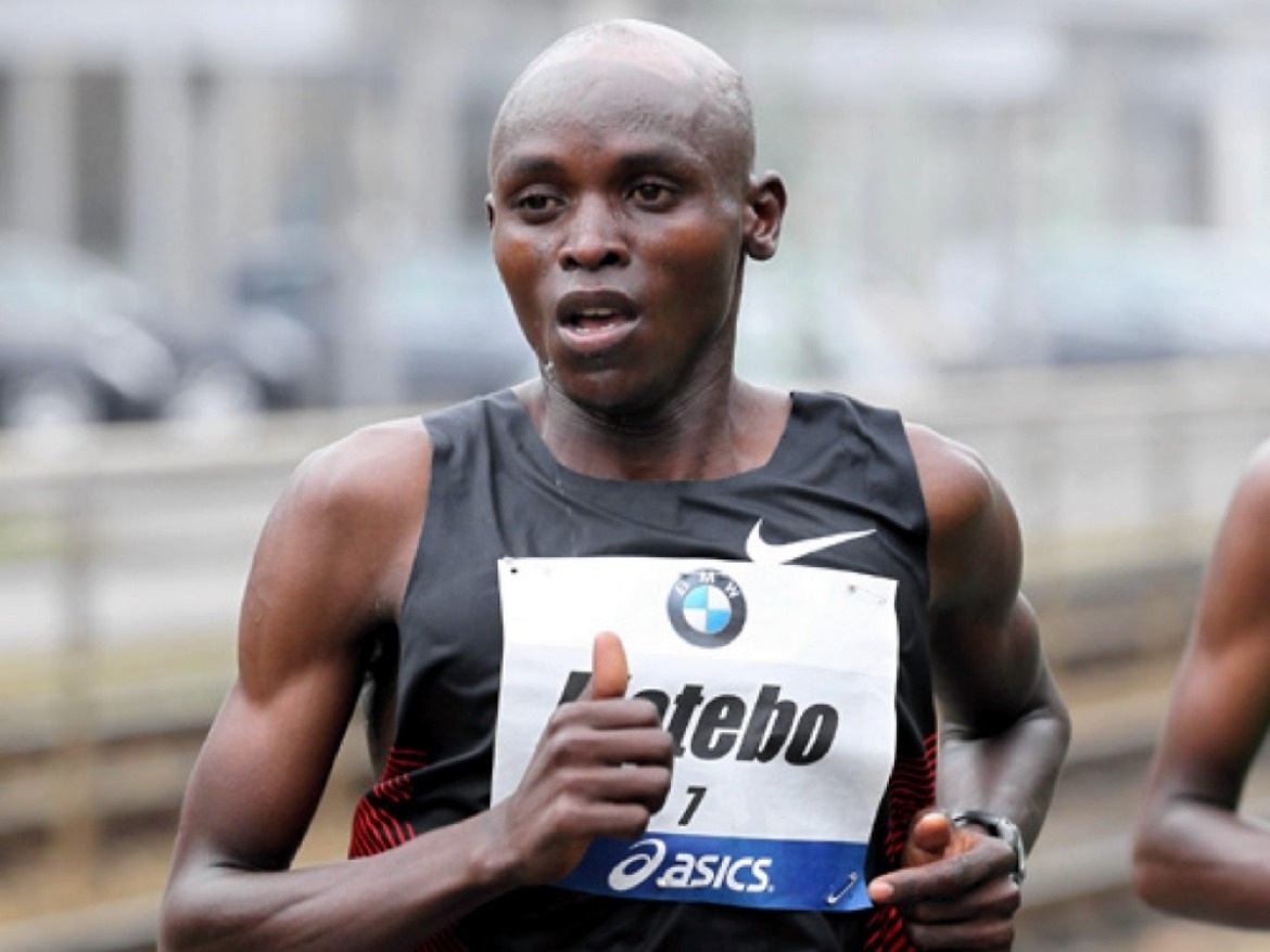 Levy Omari Matebo on his way to run a personal best in Frankfurt 2011/ Photo credit: photorun.net