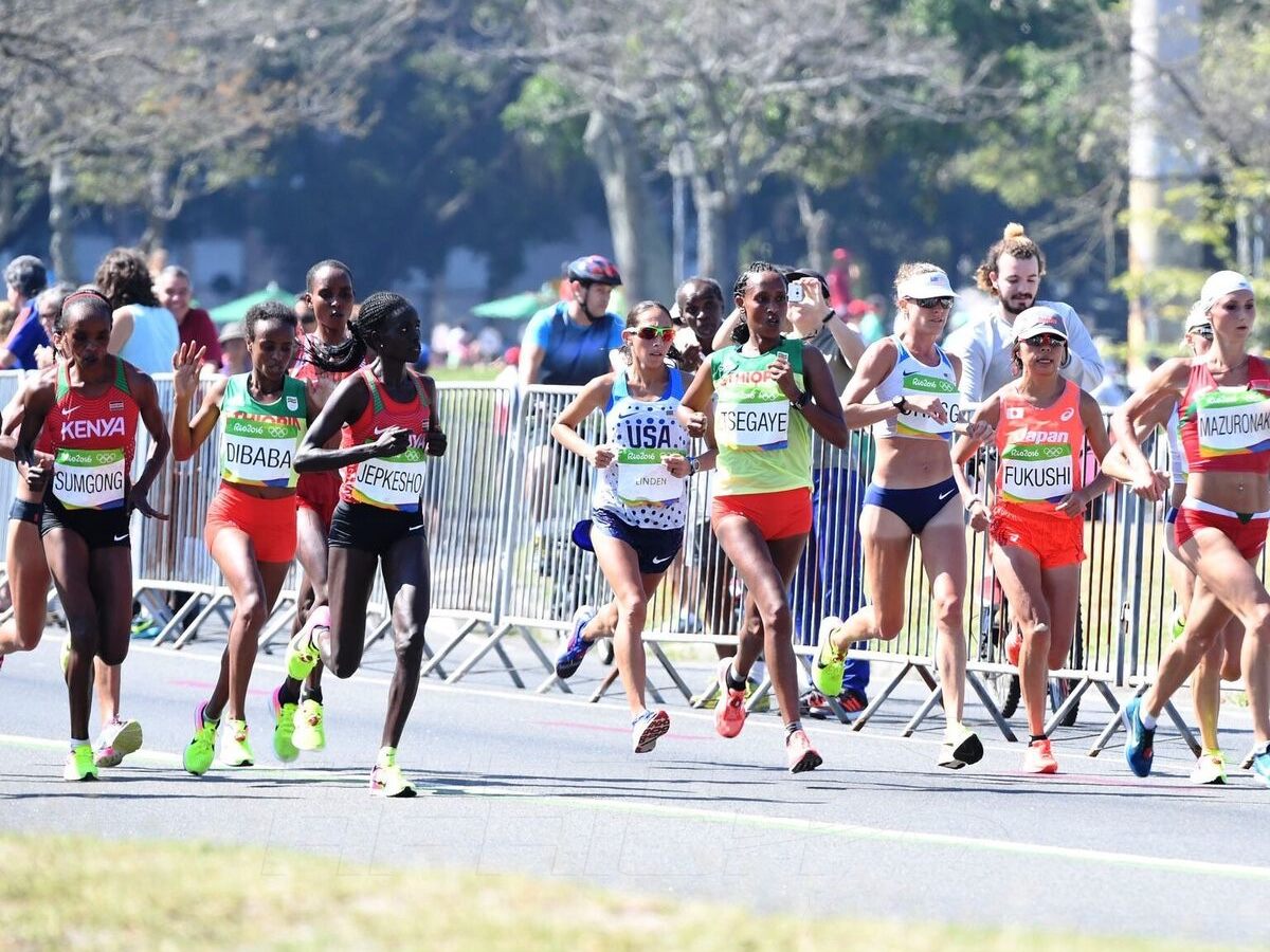 The women's marathon on day 3 at the Rio 2016 Olympics / Photo credit: Norman Katende