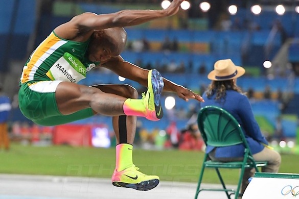 Manyonga lands long jump silver at Rio 2016