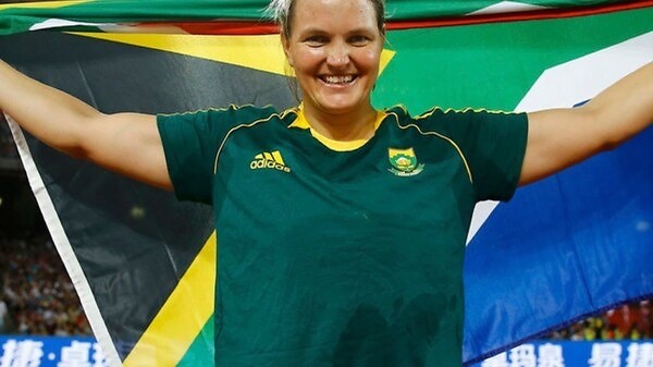 Sunette Viljoen of South Africa won a silver medal in women's Javelin on day 7 at the Rio 2016 Olympics / Photo credit: Roger Sedres
