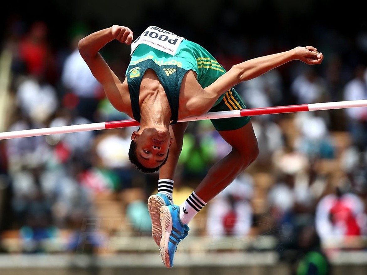 South African high jumper Breyton Poole at Nairobi 2017 / Photo Credit: IAAF