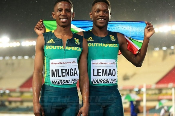 Lemao delivers historic World U18 100m title in Nairobi 2017