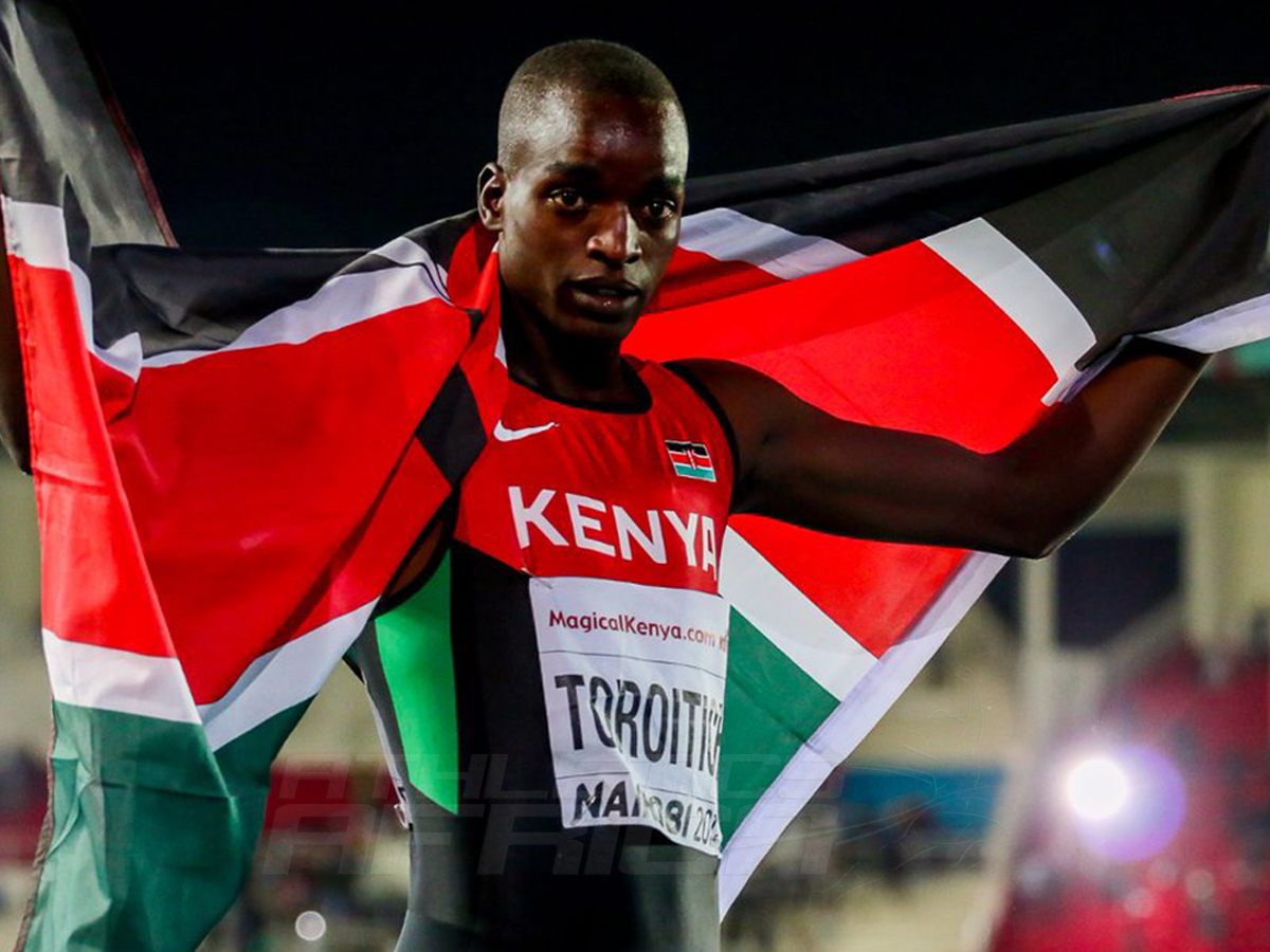 Kenya's Toroitich at the IAAF World U18 Championships in Nairobi 2017 / Photo credit: IAAF