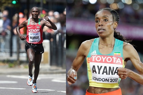 World champions Kirui and Ayana to contest Airtel Delhi Half Marathon 2017