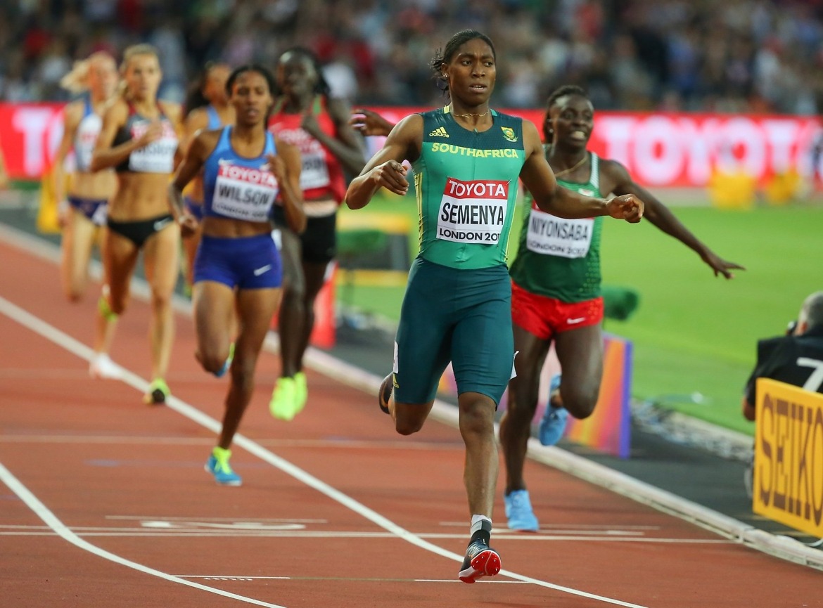 Caster Semenya at London 2017