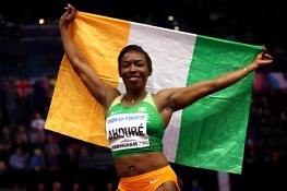 Ahoure lands Ivory Coast’s first ever global indoor gold in Birmingham