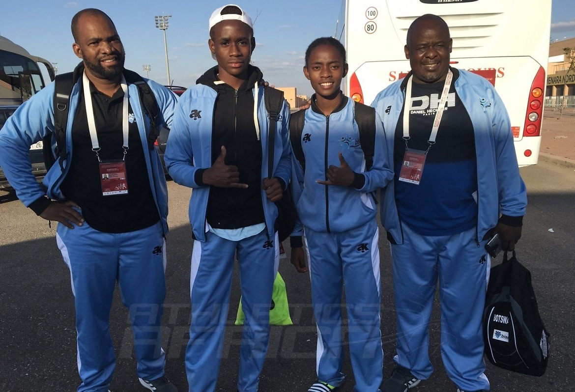 Team Botswana at Gymnasiade 2018. / Photo Credit: Yomi Omogbeja