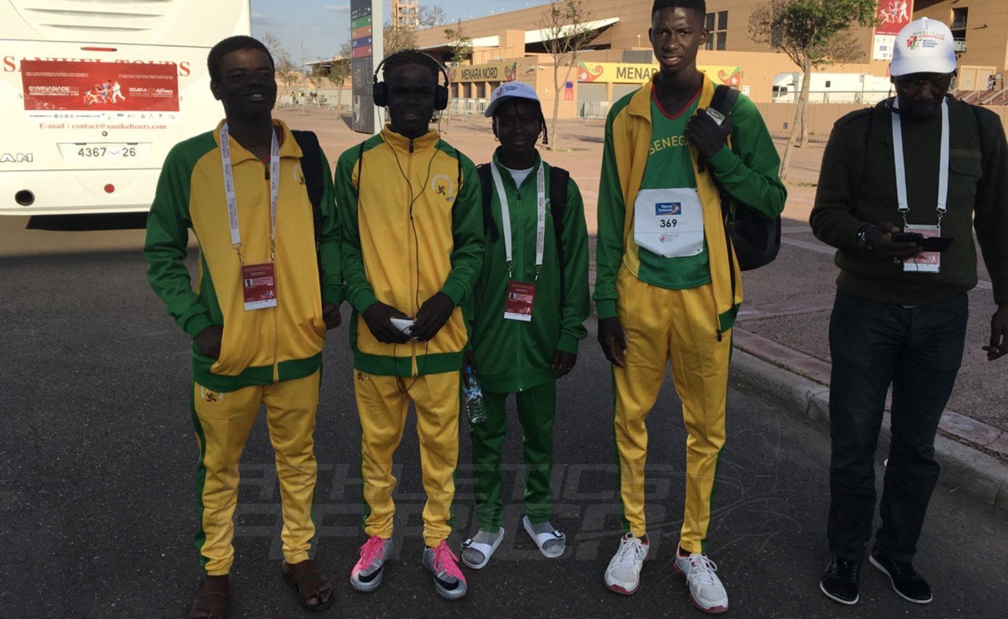 eam Senegal at Gymnasiade 2018. / Photo Credit: Yomi Omogbeja