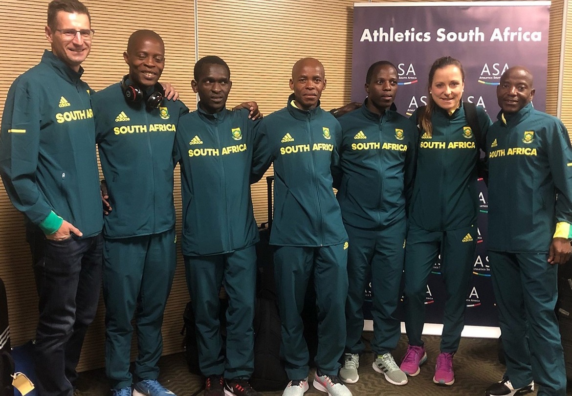 The South African ultra-distance team at the O.R Tambo Airport for departure to Sveti, Croatia on Tuesday 4 September, 2018 / Photo credit: ASA