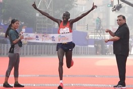 Lagat and Alemu triumph at the Tata Mumbai Marathon 2019
