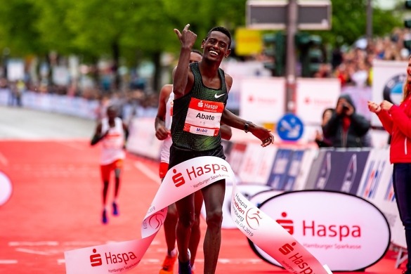 Ethiopian double triumph by Abate and Kuma in rainy Hamburg