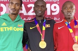 Doha 2019: Cheptegei wins first World 10,000m title on Day 10